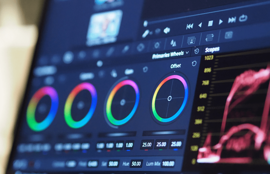 color correction vs grading