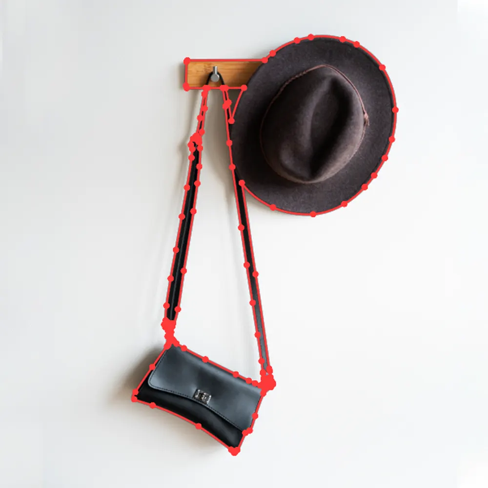 Hats & Bags Clipping Path